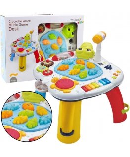 Lean Toys Interaktīvs Krokodila Izglītojošs Galdiņš