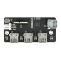 PCIe to USB 3.2 adapter HUB 4x USB - compatible with Raspberry Pi CM4 - Waveshare 18899 PCIe to USB 3.2 adapter HUB 4x USB - compatible with Raspberry Pi CM4 - Waveshare 18899