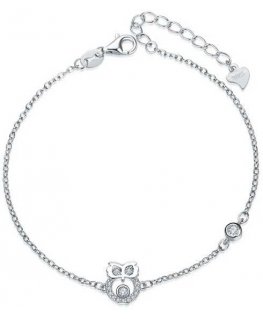 Silver bracelet with owl B0000515