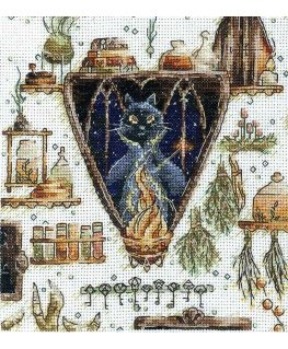 Beldizart Kryželiu embroidery kit "Magical Beasts. Cat" SANV-52