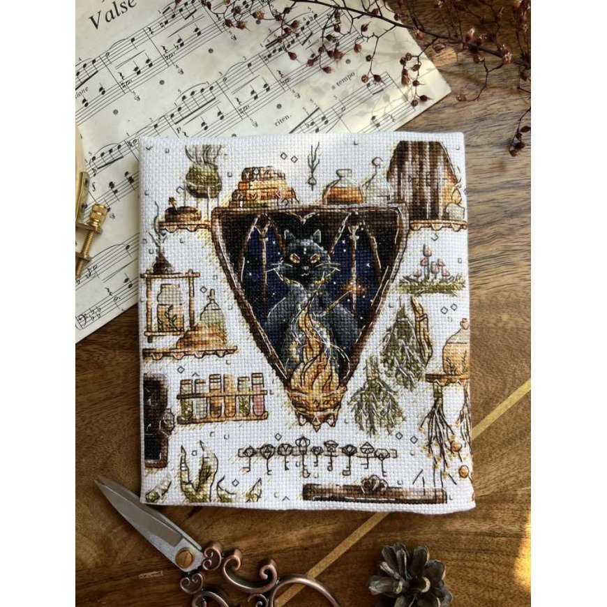 Beldizart Kryželiu embroidery kit "Magical Beasts. Cat" SANV-52 – 4