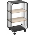 5five Simply Smart Mobili shelf NOIR, 3-tier, metal, 43.3 x 28 x 74 cm 5five Simply Smart Mobili shelf NOIR, 3-tier, metal, 43.3 x 28 x 74 cm