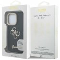 Чехол Guess PU Grained 4G Logo Stand Camera Frame для Apple iPhone 15 Pro черного цвета Чехол Guess PU Grained 4G Logo Stand Camera Frame для Apple iPhone 15 Pro черного цвета