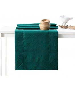AmeliaHome TCLOTH / AH / GAIA / BRD / BOTTLEGREEN / 40X120