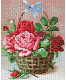 Beldizart Deimantti-maalaussetti Ruusukori 24x30 cm AM1451