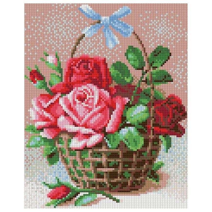 Beldizart Deimantti-maalaussetti Ruusukori 24x30 cm AM1451