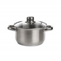 Altom Design FABIO Кастрюля НЕРЖАВЕЮЩАЯ 16СМ 1,9Л С СТЕКЛЯННОЙ КРЫШКОЙ Altom Design FABIO Кастрюля НЕРЖАВЕЮЩАЯ 16СМ 1,9Л С СТЕКЛЯННОЙ КРЫШКОЙ