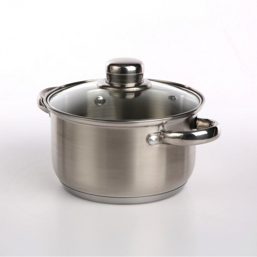 Altom Design FABIO Puodas NIERDZEWNY 16CM 1,9L AR STIKLA VĀKU – 2