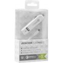 Avacom AVACOM CarMAX 2 auton laturi 2x Qualcomm Quick Charge 2.0, valkoinen väri (micro USB-kaapeli) Avacom AVACOM CarMAX 2 auton laturi 2x Qualcomm Quick Charge 2.0, valkoinen väri (micro USB-kaapeli)