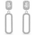 Brilio Silver Modern Hanging Earrings with Clear Zirconia EA1184W Brilio Silver Modern Hanging Earrings with Clear Zirconia EA1184W