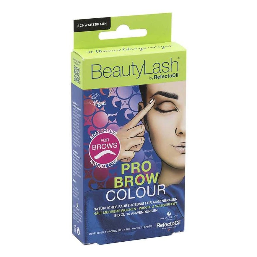 Refectocil BEAUTYLASH PRO BROW COLOR eyebrow tint kit Moreno 1 u
