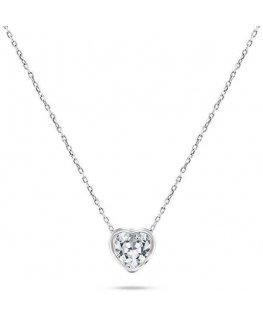 Brilio Silver Brilio silver sparkling Silver Heart necklace NCL69W