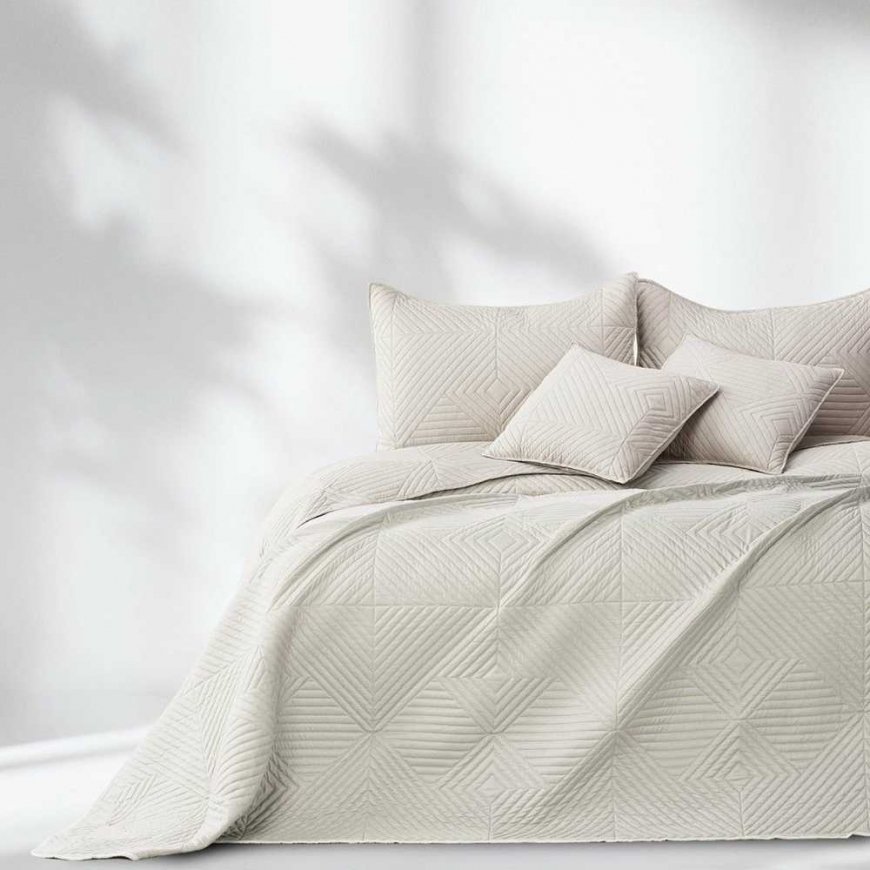 Reversible bedspread AmeliaHome SOFTA 220 x 240 cm, color: cream – 2