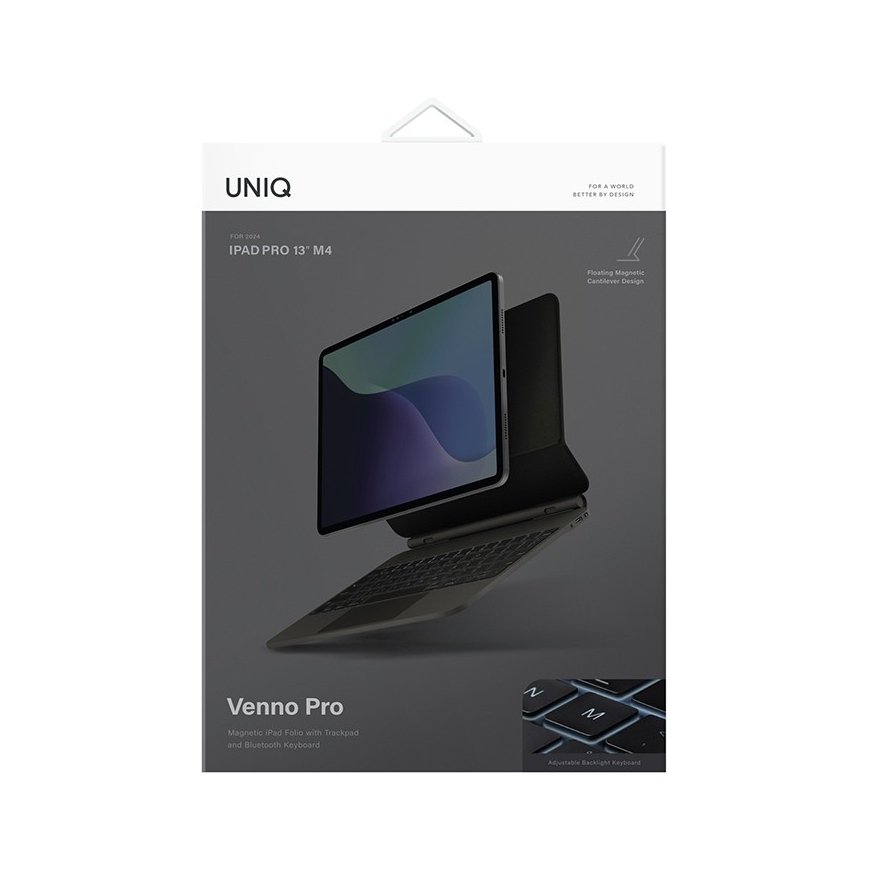 Case UNIQ Venno Pro Magnetic Smart with keyboard for iPad Pro 13 – 2