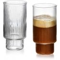 Lumarko Mondex ELLA STRIPES 4 stiklinių rinkinys, 400 ml, borosilikatinis stiklas, 7 x 5,6 x 14 cm Lumarko Mondex ELLA STRIPES 4 stiklinių rinkinys, 400 ml, borosilikatinis stiklas, 7 x 5,6 x 14 cm