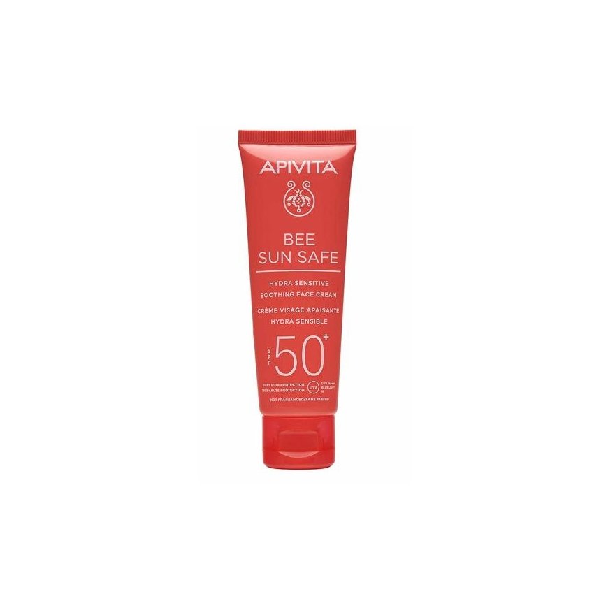 Apivita Bee Sun Safe Hydra Sensitive kosteuttava kasvovoide SPF 50+ 50ml