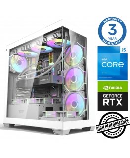 INTOP i5-14400F 64GB DDR5 1TB SSD M.2 NVME+2TB RTX5070Ti 16GB no-OS