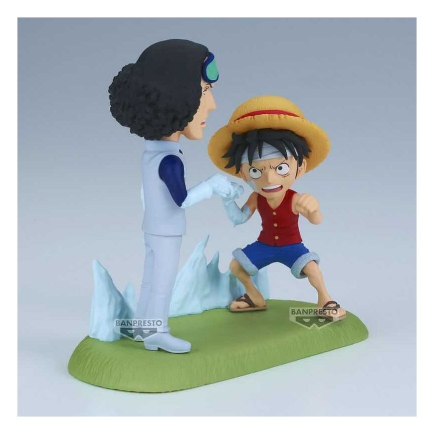 Banpresto One Piece World Collectable Figure Log Stories Monkey D. Luffy vs Kuzan 9cm – 2