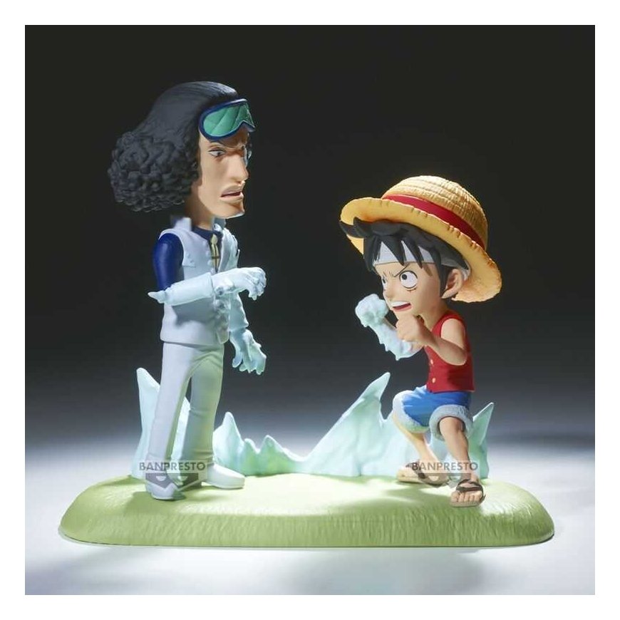 Banpresto One Piece World Collectable Figure Log Stories Monkey D. Luffy vs Kuzan 9cm – 4