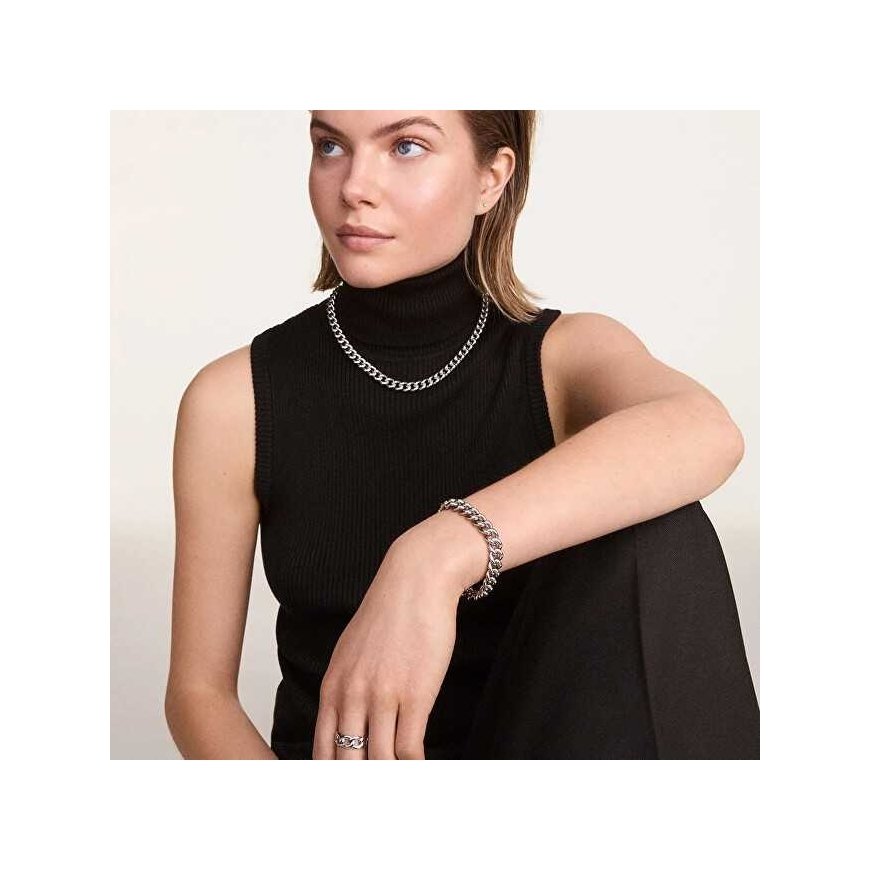 Daniel Wellington Izcila sieviešu tērauda aproce „Chunky Chain“ DW00400849 – 2