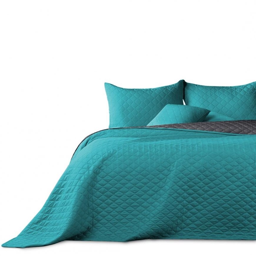 AXEL bedspread in graphite color, made of simple microfiber textile material, 170x210 DecoKing – 3