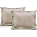 AmeliaHome CUS/AH/VELVET/CREM/SIVU/50X70*2 AmeliaHome CUS/AH/VELVET/CREM/SIVU/50X70*2