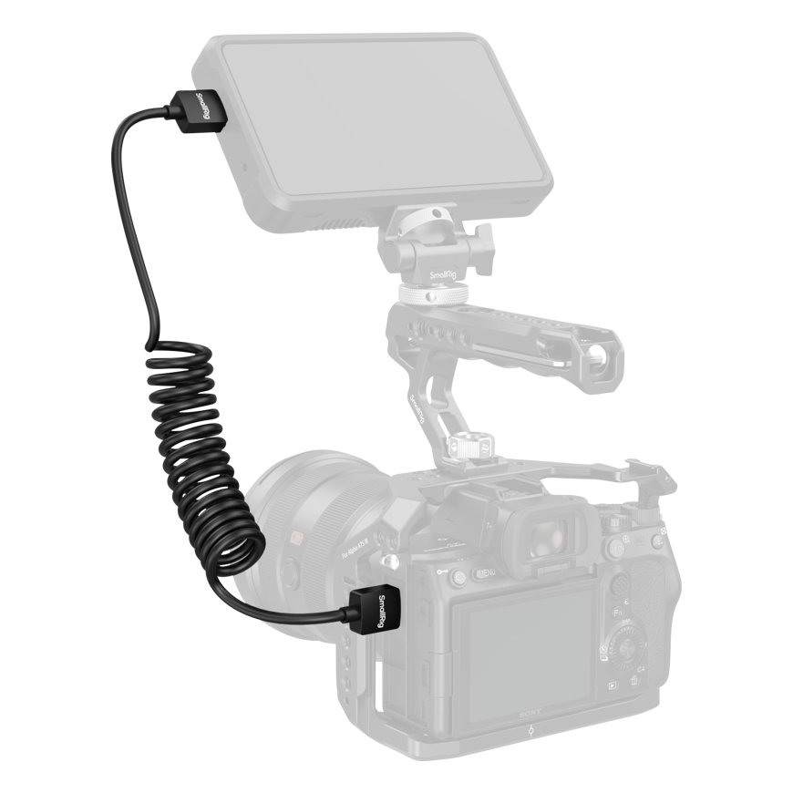SmallRig 4963 Susuktas HDMI Duomenų Kabelis A į A – 4