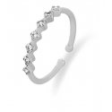 Shiny open ring made of steel Shiny open ring made of steel