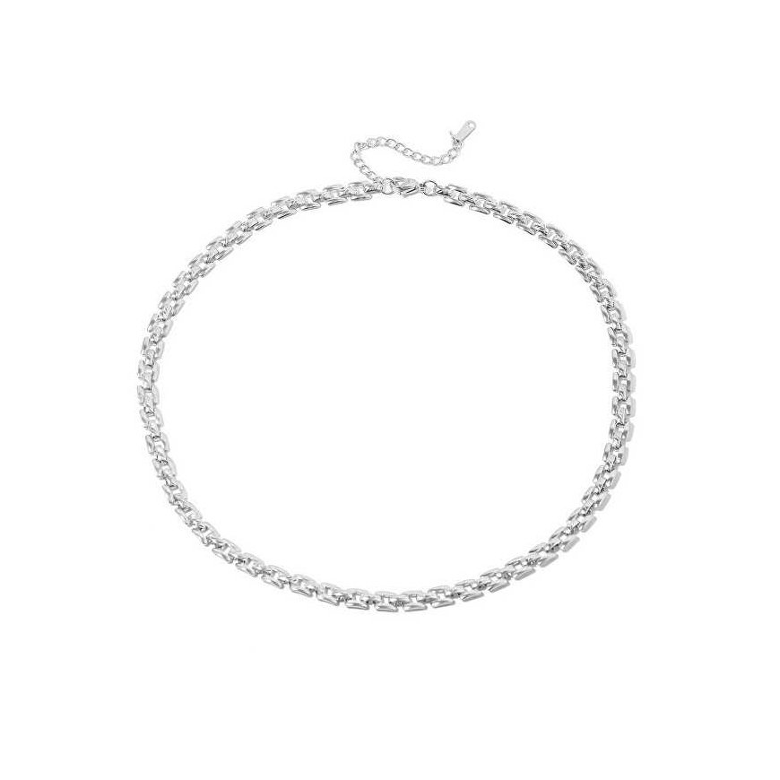 Troli Elegantne naiste terasest ehtekomplekt (kaelakee, käevõru) – 2