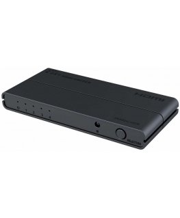 PremiumCord HDMI switch 4:1 with support for 4Kx2K@60Hz, 1080P, HDR, button control and remote control