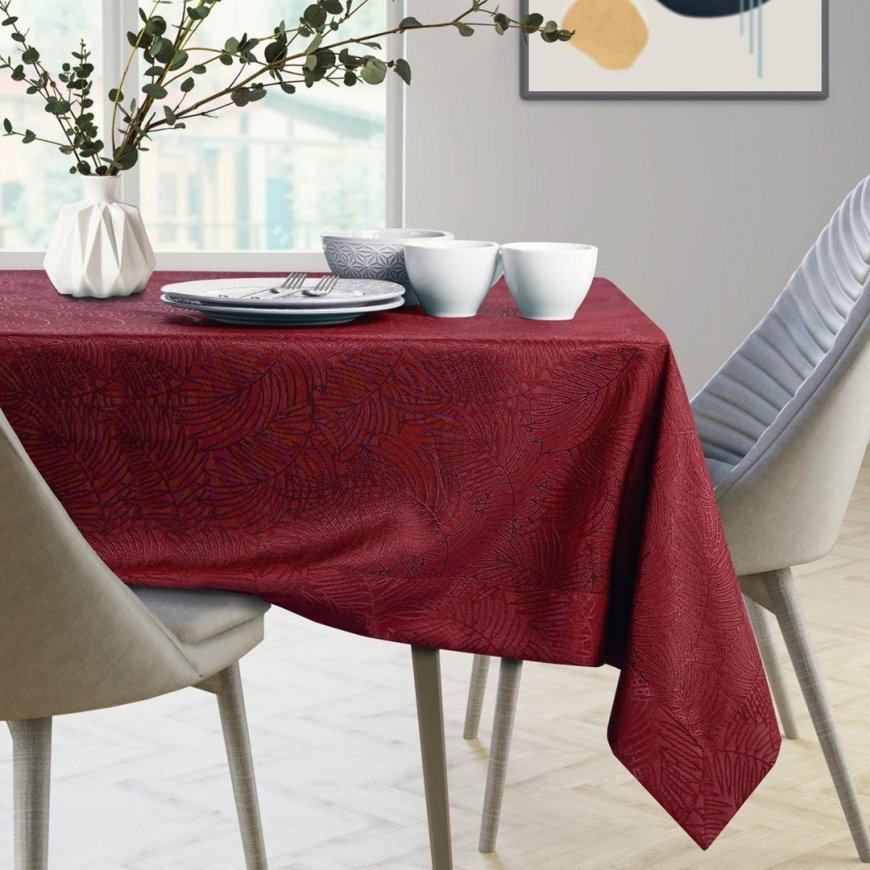 AmeliaHome TCLOTH/AH/GAIA/BRD/CLARET/140X240 – 5