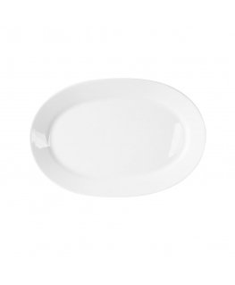 MARIAPAULA KLASIKALINE VALGE OVAALNE LOHK 23 cm RAWIER (L01)