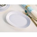 MARIAPAULA CLASSIC BALTA OVALI LOKŠTĖ 23 cm RAWIER (L01)
