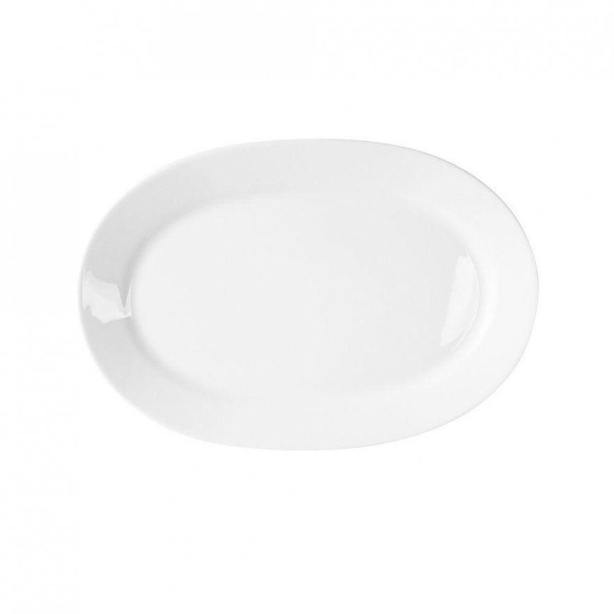 MARIAPAULA CLASSIC BALTA OVALI LOKŠTĖ 23 cm RAWIER (L01) – 3