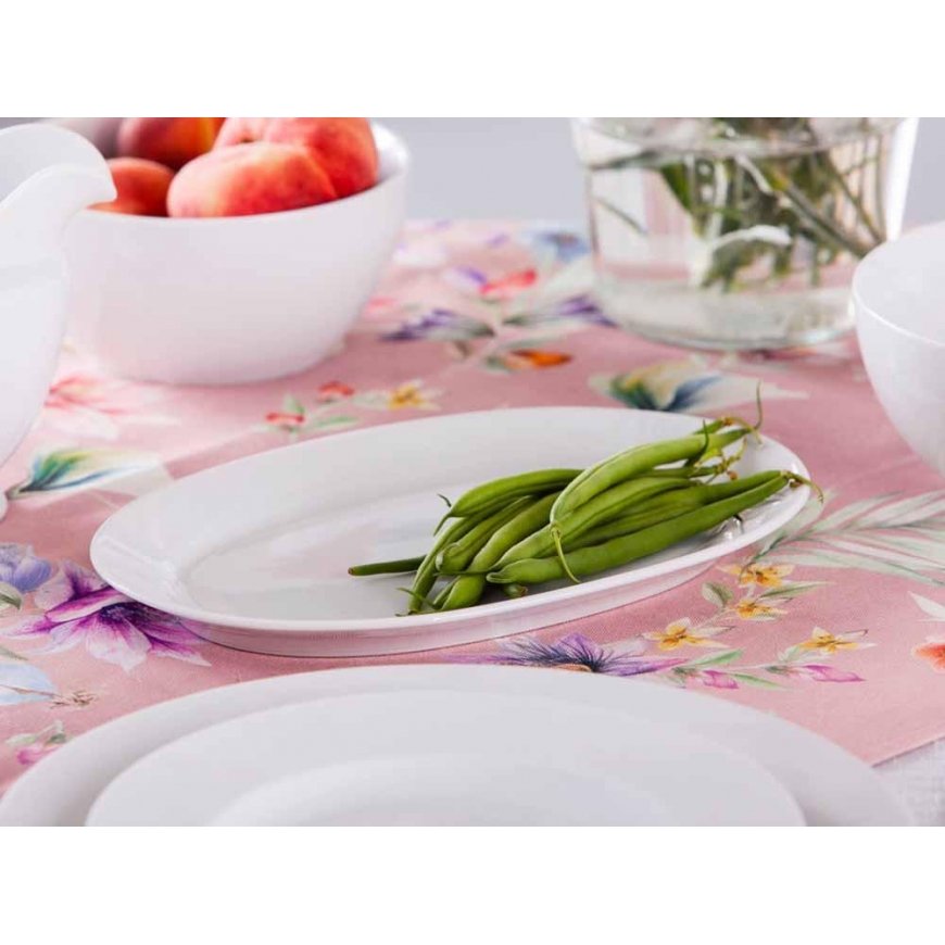 MARIAPAULA CLASSIC BALTA OVALI LOKŠTĖ 23 cm RAWIER (L01) – 5