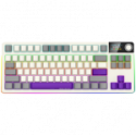 LORGAR KBP70TKLW, Bezvadu TKL Mehāniskā Spēļu Tastatūra Pro, rusvai gelsvas, EN izkārtojums LORGAR KBP70TKLW, Bezvadu TKL Mehāniskā Spēļu Tastatūra Pro, rusvai gelsvas, EN izkārtojums