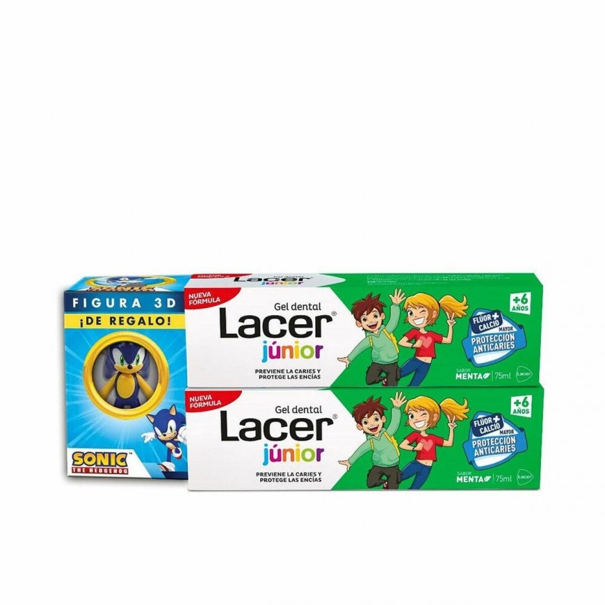 Lacer Junior Toothpaste 75 ml Mint 2 pcs