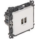Розетка питания LE-753112 Valena Life 2 ПОРТА USB 2.4A/5V LEGRAND Розетка питания LE-753112 Valena Life 2 ПОРТА USB 2.4A/5V LEGRAND