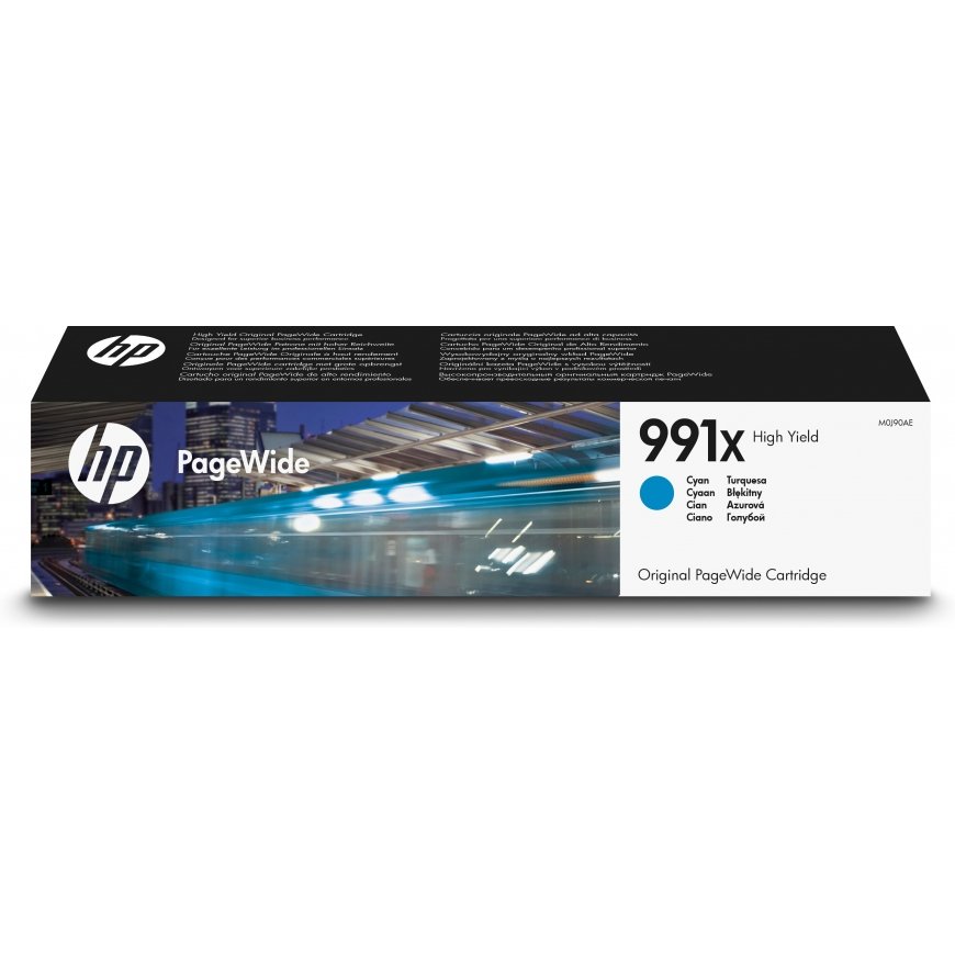 HP 991X, оригинальный картридж PageWide увеличенной емкости, голубой