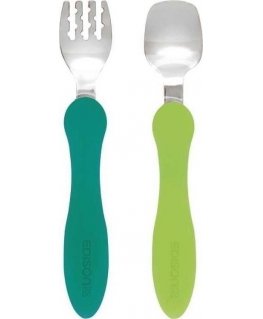Stalo įrankiai EDISONmama MINI, nuo 12 mėn. MINT&LIME, KJ285