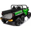 Leggodt Azeno Farmer Truck II elektrinis traktorius, žalias Leggodt Azeno Farmer Truck II elektrinis traktorius, žalias