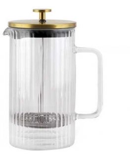 "Vialli Design" - "Tulip" French press coffee, gold, matte, 1 l