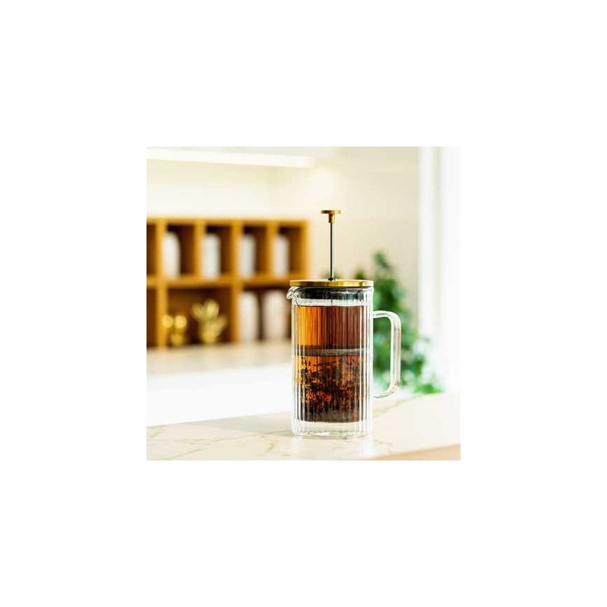 „Vialli Design“ – „Tulip“ prantsuse presskohv, kuldne, matt, 1 l – 2