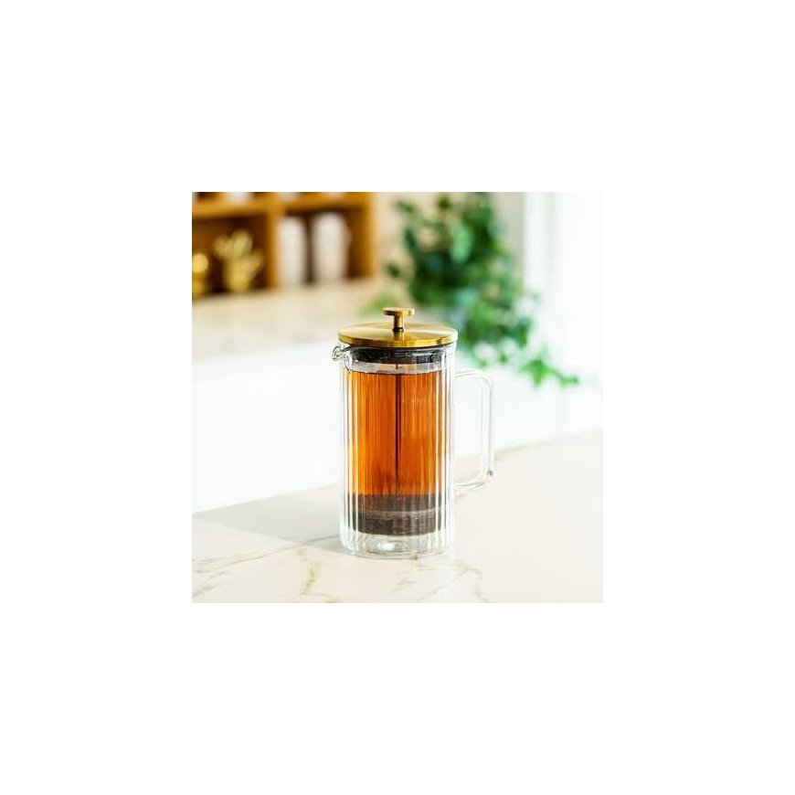„Vialli Design“ – „Tulip“ prantsuse presskohv, kuldne, matt, 1 l – 3