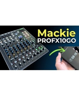 MACKIE PROFX10GO – Portable mixer with USB interface