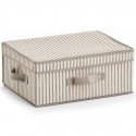 Storage box, foldable container with lid - 38 x 29 x 16.5 cm, ZELLER Storage box, foldable container with lid - 38 x 29 x 16.5 cm, ZELLER