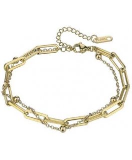 Marc Malone Holly Gold apyrankē MCB24021G divkārša ķēdīte