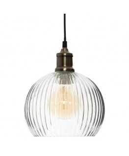 Atmosphera Lamp Hanging Light LAYE, transparent, 20 cm - Atmosfera