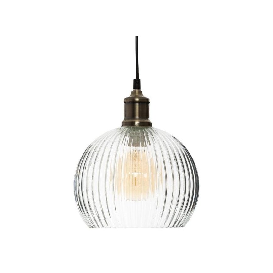 Atmosphera Lamp Hanging Light LAYE, transparent, 20 cm - Atmosfera