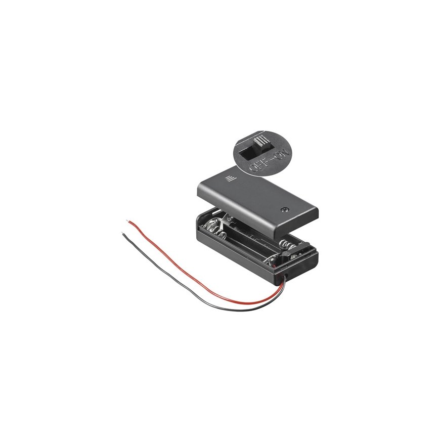 Goobay BH AA 2xAKGS Passive holder Black